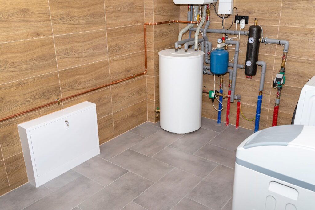 Residential water heater and plumbing system installed in Firestone